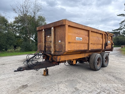 Richard Western Trailer T/A Remorque Agricole 15T 2 Essieux Remorque à grains