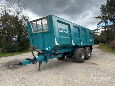 2018 Rolland Rollspeed 7845 T/A End Dump Remorque Agricole 2 Essieux 20 T Przyczepa do zboża