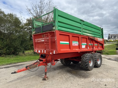 2005 Siam CP150T15 T/A End Dump Cargo Remorque Benne Agricole 15 T 2 Essieux Grain Trailer