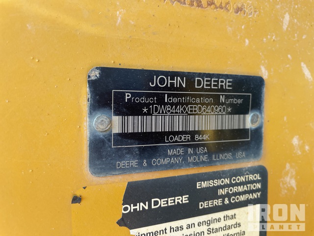 CARGADOR FRONTAL 2012 JOHN DEERE 844K