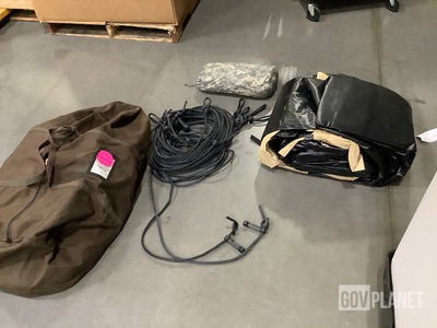 (1) Tent Section, (4) ICS Shelters, (1) Tent Connector & Assorted Items