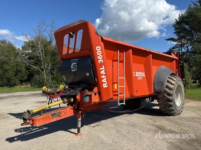 2018 Sodimac Rafal 3600 S/A Epandeur A Fumier 1 Essieu Manure Spreader