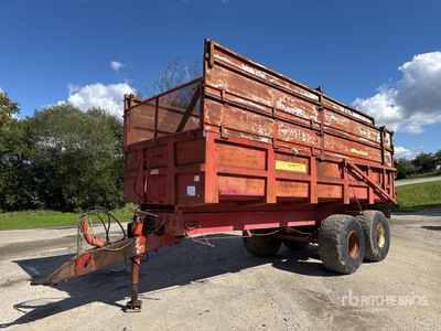 Le Normand SPB11 T/A End Dump Remorque Benne 2 Essieux Grain Trailer