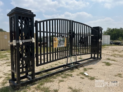Suihe 20' Farm Iron Driveway Gate - Unused