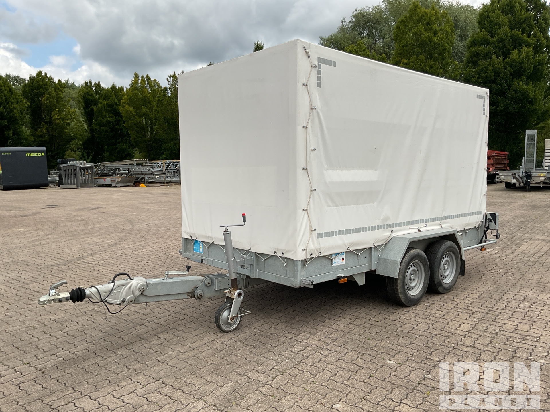 2019 Blomenroehr 3.8 m T/A Equipment Trailer/ Remolque Portamaquinaria