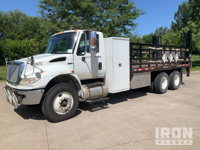 2012 International DuraStar 4400 6x4 Camion à Plateau