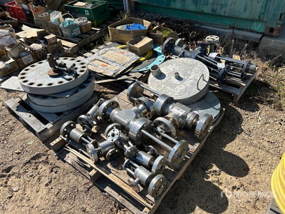 Quantity of (4) Pallets of Valves and Flanges