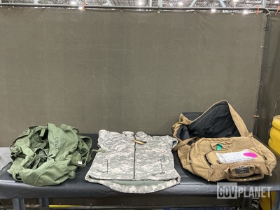 (23) Barracks Bags, (20) Duffel Bags, (2) Luggage Bags & Assorted Items