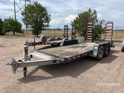 2012 Towmaster T-12DD 16 ft T/A Plant Trailer