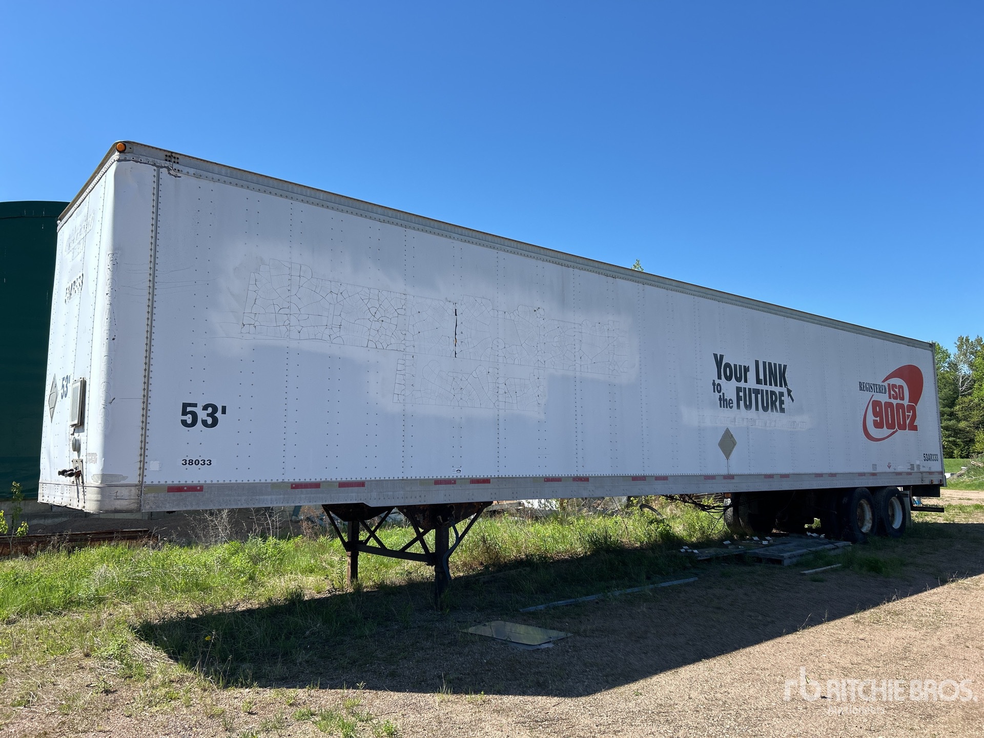 2000 Trailmobile 53 ft T/A Van Trailer