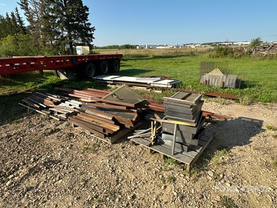 Quantity of Steel and Aluminum Walkway Grating (Unused)