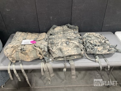 (20) Assault Packs, (16) Molded Waist Belts & Assorted Items