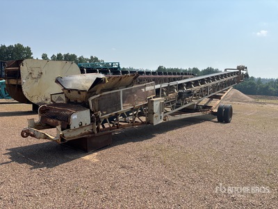 24 in x 60 ft Portable Radial Stacking Conveyor
