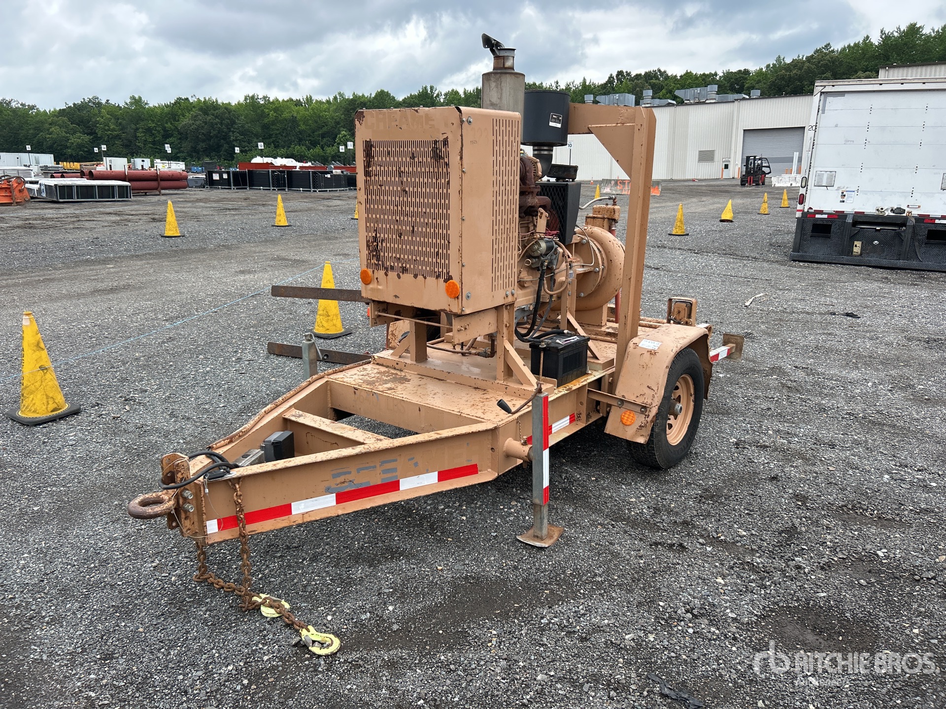 Godwin CD225M Trailer-Mounted Wasserpumpe