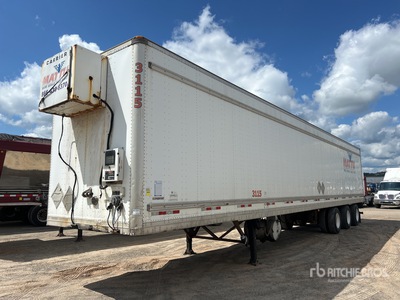 2012 Manac 53 ft x 102 in Tri/A Heated Van Trailer