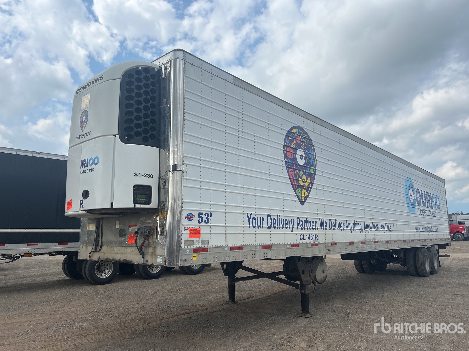 2014 Utility 3000R 53 ft x 102 in T/A Refrigerated Trailer