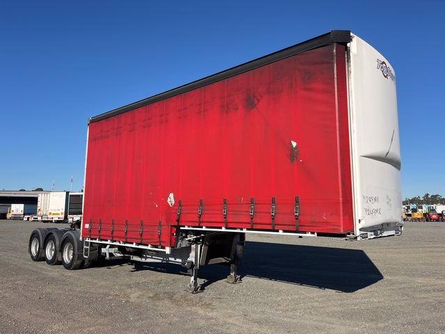 2018 Topstart 7.3 m Tri/A B-Double Lead Step Deck Tautliner Trailer