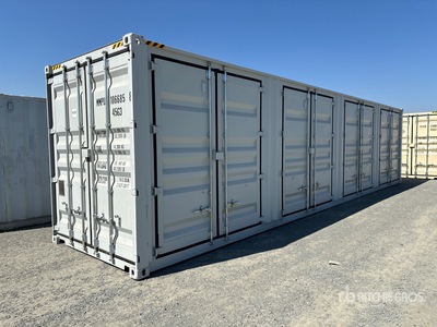 2025 40 ft High Cube Multi-Door Storage Container (Unused)