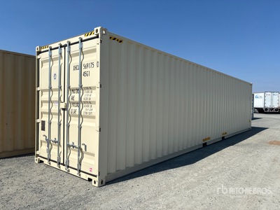 2025 40 ft High Cube Container per stoccaggio