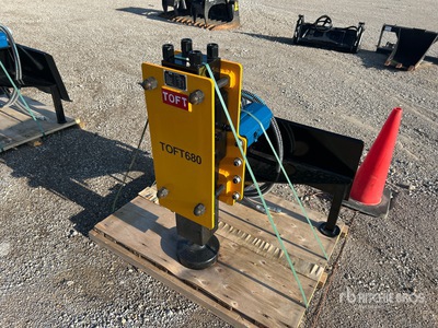 2025 TOFT TOFT680 Skid Steer Post Driver (Unused)