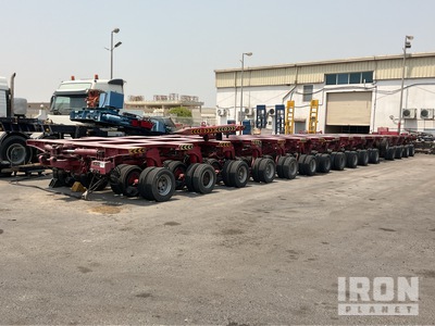 Nicolas 400 ton 16 Rows of 8 Modular Trailer