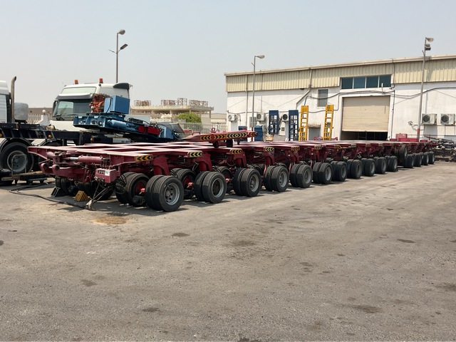 Nicolas 400 ton 16 Rows of 8 Fully Steerable Modular Trailer Nicolas 400 ton 16 Rows of 8 Fully Steerable Modular Trailer