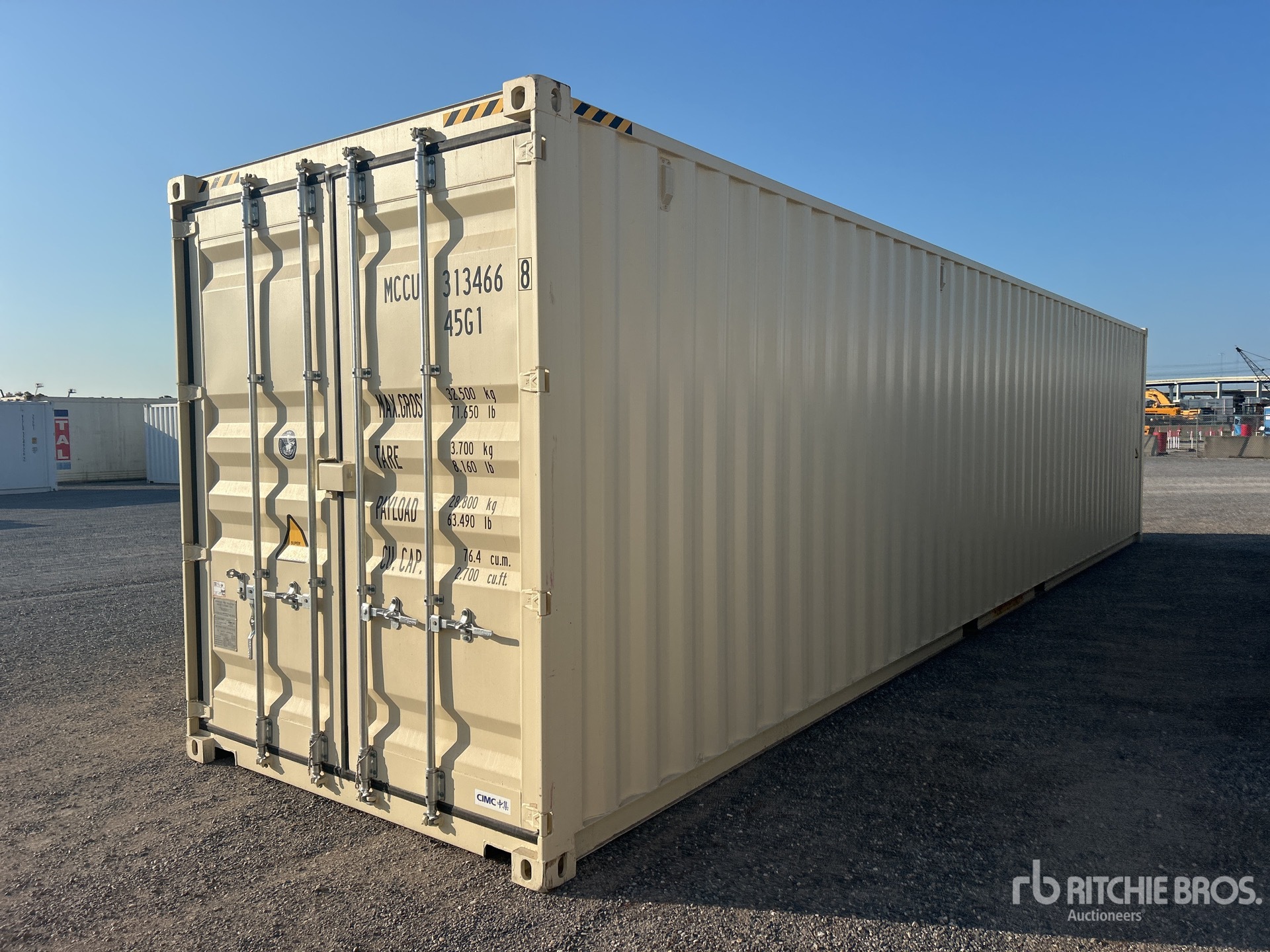 2025 40 ft High Cube Kontener magazynowy