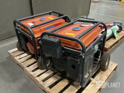 (2) Peak 8000-Watt Portable Generators