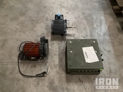 (1) Distributor Box, (1) Induction Motor & (1) Pump