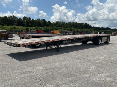 2020 Fontaine HCICF12WSA 48 ft T/A Flatbed Trailer