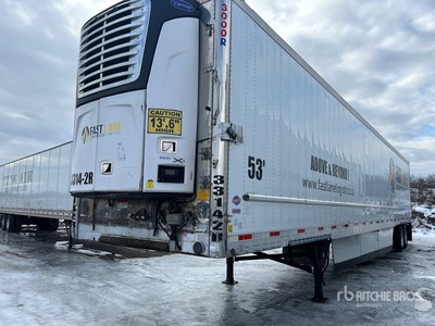 2018 Utility 3000R 53 ft x 102 in T/A Refrigerated Trailer (Inoperable)