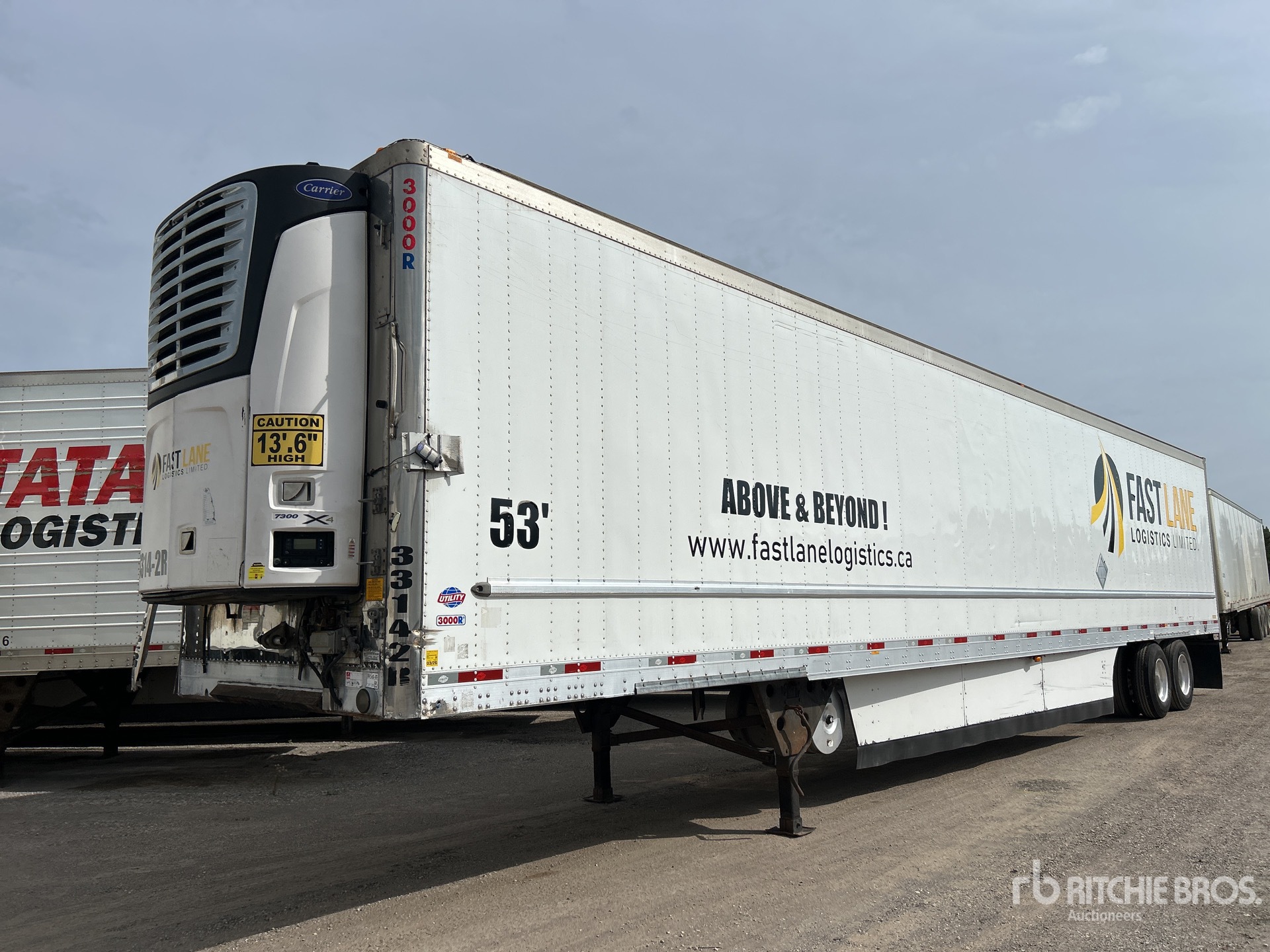 2018 Utility 3000R 53 ft x 102 in T/A Refrigerated Trailer (Inoperable)