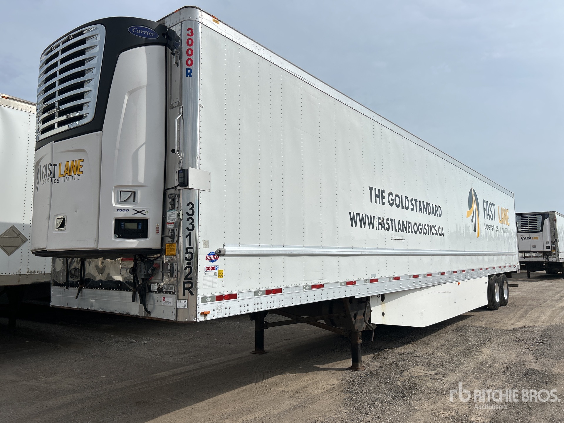 2019 Utility 3000R 53 ft T/A Refrigerated Trailer
