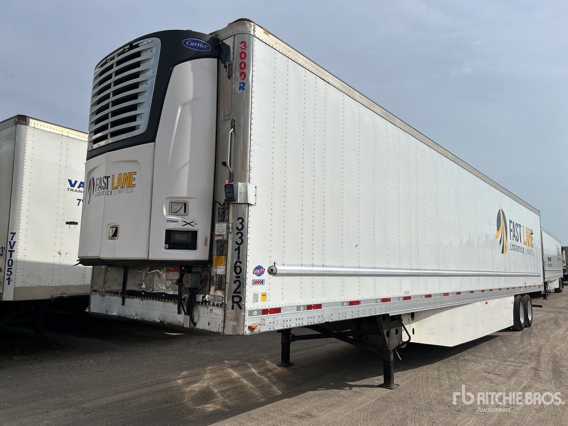 2019 Utility 3000R 53 ft x 102 in T/A Remorque frigorifique