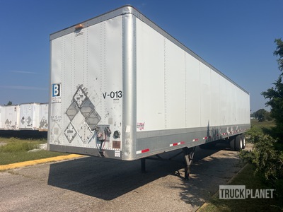 2016 Wabash 53 ft x 102 in T/A Van Trailer