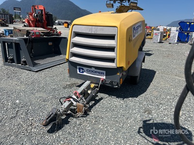 2019 Atlas Copco XAS 88 185 cfm Mobile Air Compressor