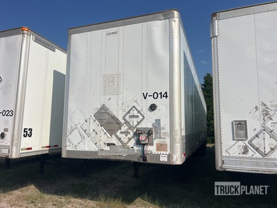 2016 Wabash 53 ft T/A Remorque fourgon
