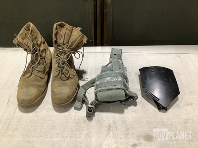 (3) Clothing Bags, (3) Duffel Bags, (3) Entrenching Tools & Assorted Items