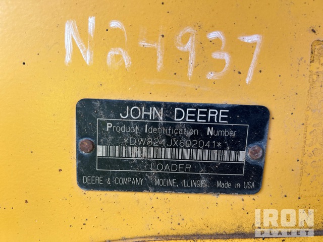 CARGADOR FRONTAL 2006 JOHN DEERE 824J