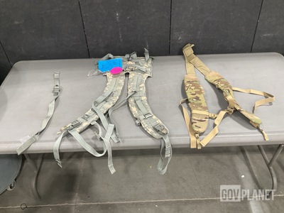(202) Suspension Buckles, (41) Shoulder Straps, (7) Panels & Assorted Items