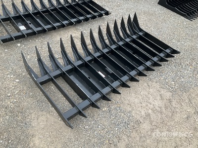 2025 Kit Containers QT-DR 69 in Skid Steer Landscape Rake (Unused)