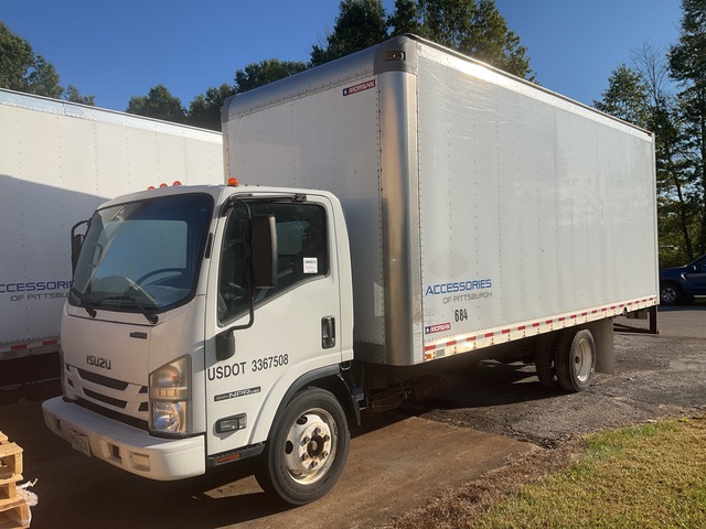 2019 Isuzu NPR HD 4x2 COE Van Truck (Inoperable)