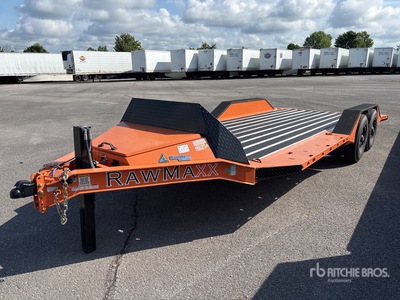 2024 RAWMAXX SLX2027K 20 ft T/A Equipment Trailer