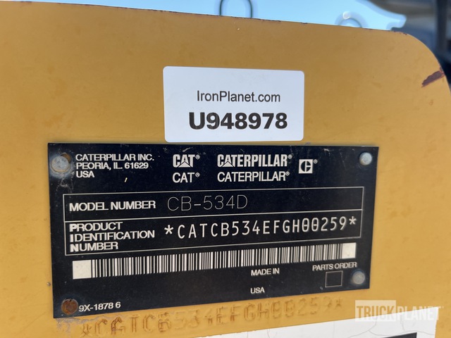 COMPACTADOR 2004 CATERPILLAR CB534D