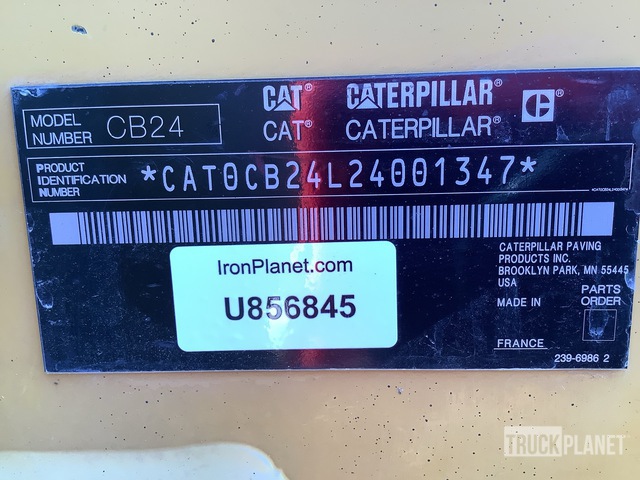 COMPACTADOR 2011 CATERPILLAR CB24