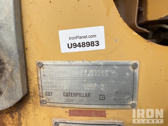 CARGADOR FRONTAL 1994 CATERPILLAR 966FSERIESII