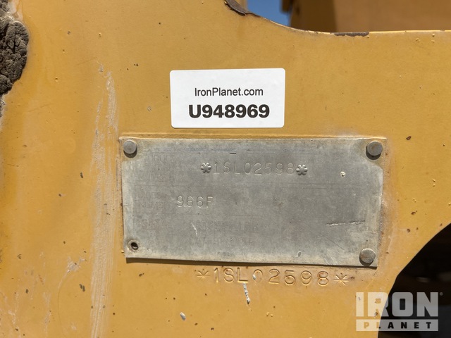 CARGADOR FRONTAL 1997 CATERPILLAR 966F