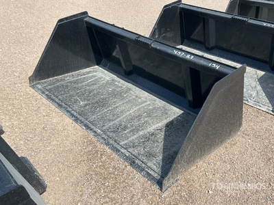 All-Star 78 in Snow Skid Steer Bucket