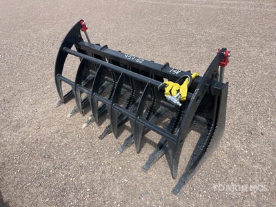 All-Star 72 in Root E-Series Skid Steer Grapple
