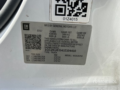 2018 Chevrolet Silverado 2500HD 4x4 Dual Cab Pickup